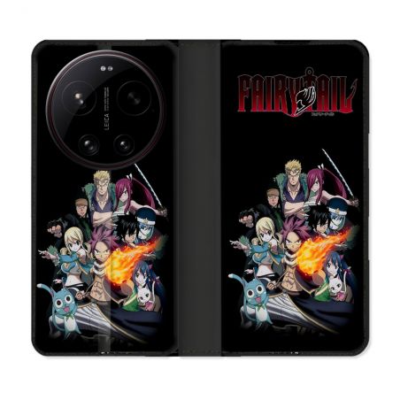 Housse Cuir Portefeuille Pour Xiaomi 17 Ultra Manga Fairy Tail Logo Team