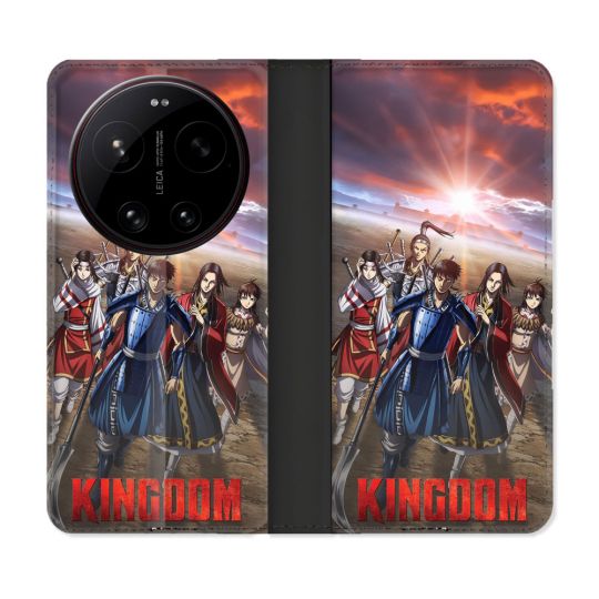 Housse Cuir Portefeuille Pour Xiaomi 17 Ultra Manga Kingdom Affiche