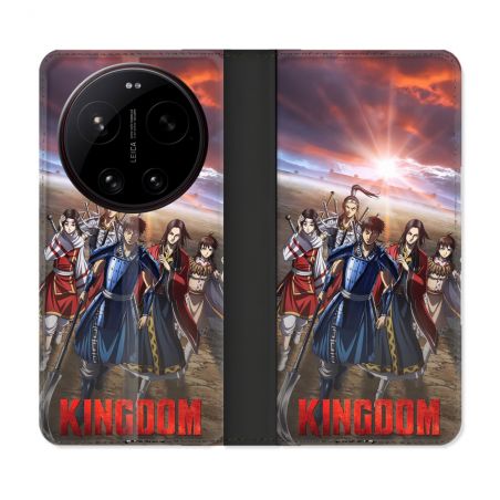 Housse Cuir Portefeuille Pour Xiaomi 17 Ultra Manga Kingdom Affiche