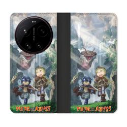 Housse Cuir Portefeuille Pour Xiaomi 17 Ultra Manga Made In Abyss Affiche