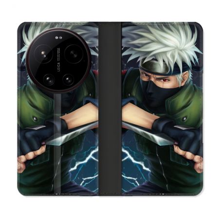 Housse Cuir Portefeuille Pour Xiaomi 17 Ultra Manga Naruto Kakashi