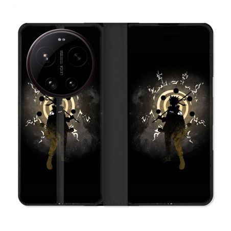 Housse Cuir Portefeuille Pour Xiaomi 17 Ultra Manga Naruto Sage