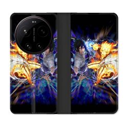 Housse Cuir Portefeuille Pour Xiaomi 17 Ultra Manga Naruto VS