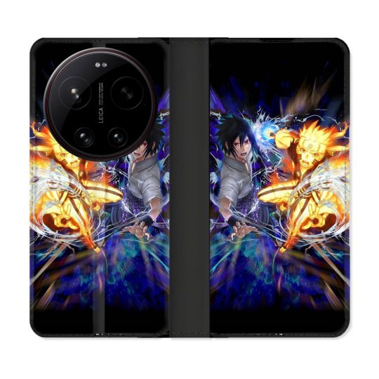 Housse Cuir Portefeuille Pour Xiaomi 17 Ultra Manga Naruto VS