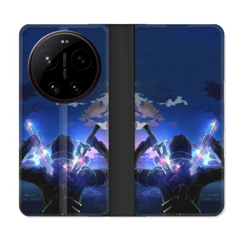 Housse Cuir Portefeuille Pour Xiaomi 17 Ultra Manga SAO sword Art Online Epee
