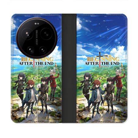 Housse Cuir Portefeuille Pour Xiaomi 17 Ultra Manga The Beginning After The End Affiche