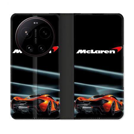 Housse Cuir Portefeuille Pour Xiaomi 17 Ultra Mc Laren