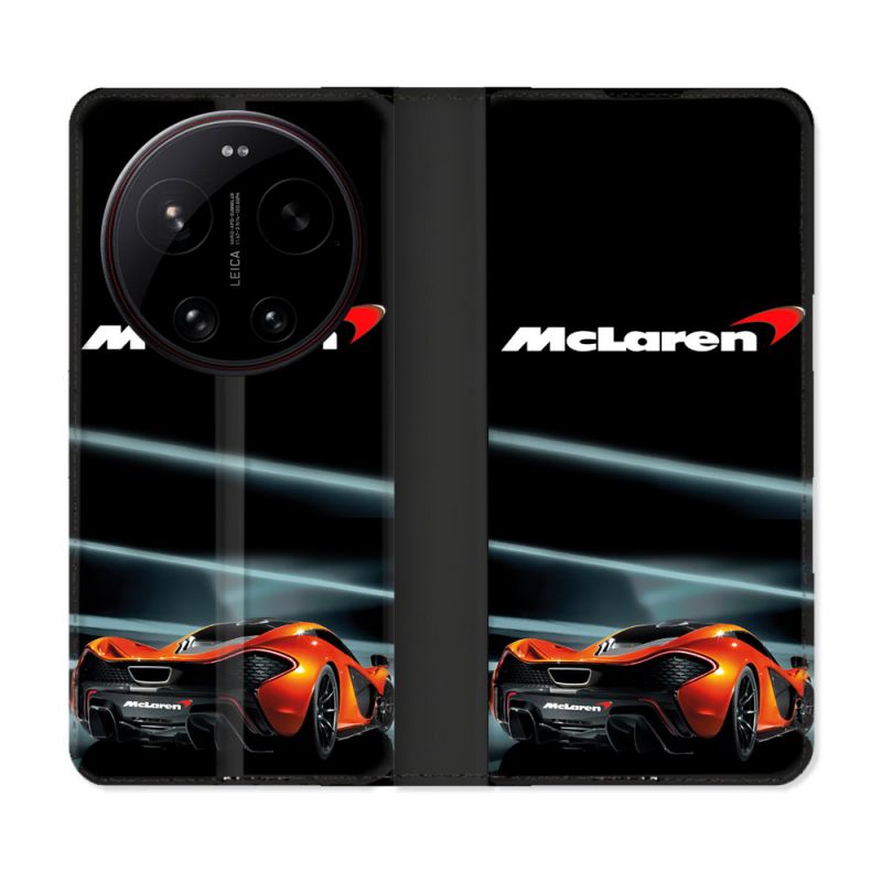 Housse Cuir Portefeuille Pour Xiaomi 17 Ultra Mc Laren