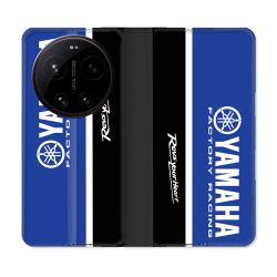 Housse Cuir Portefeuille Pour Xiaomi 17 Ultra Moto Yamaha