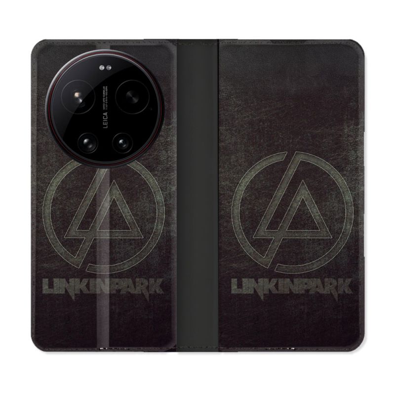 Housse Cuir Portefeuille Pour Xiaomi 17 Ultra Musique Rock Linkin Park