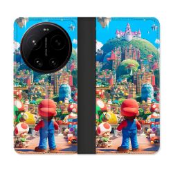 Housse Cuir Portefeuille Pour Xiaomi 17 Ultra Nintendo World