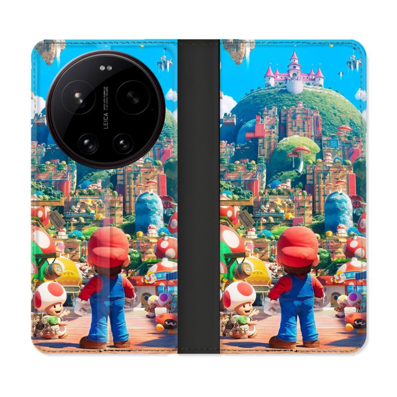 Housse Cuir Portefeuille Pour Xiaomi 17 Ultra Nintendo World