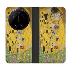 Housse Cuir Portefeuille Pour Xiaomi 17 Ultra Peinture Le Baiser