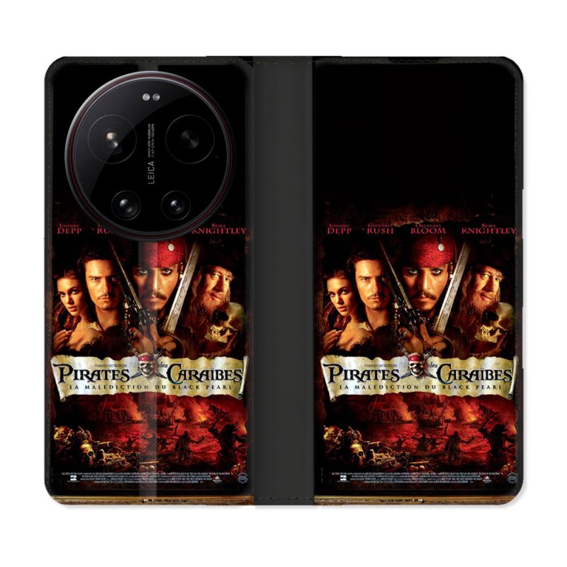 Housse Cuir Portefeuille Pour Xiaomi 17 Ultra Pirate Des Caraibes