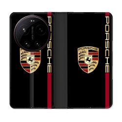 Housse Cuir Portefeuille Pour Xiaomi 17 Ultra Porsche Line
