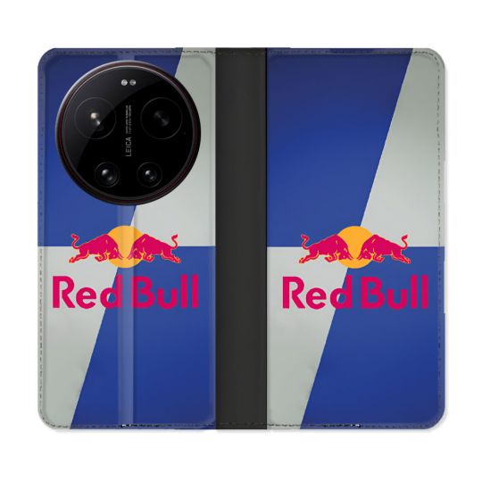 Housse Cuir Portefeuille Pour Xiaomi 17 Ultra Red Bull Classique