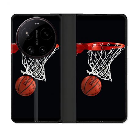 Housse Cuir Portefeuille Pour Xiaomi 17 Ultra Sport Basket Panier