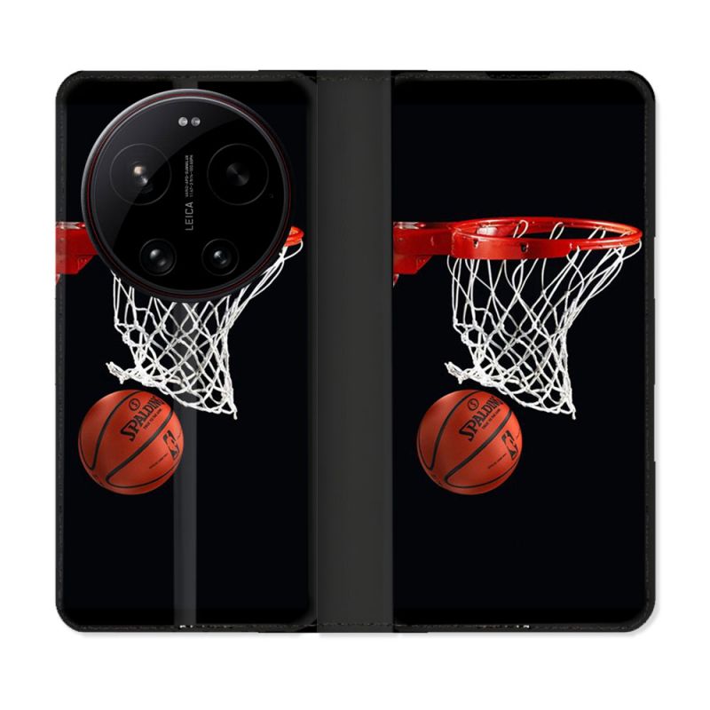 Housse Cuir Portefeuille Pour Xiaomi 17 Ultra Sport Basket Panier