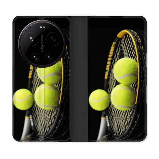 Housse Cuir Portefeuille Pour Xiaomi 17 Ultra Sport Tennis Balls