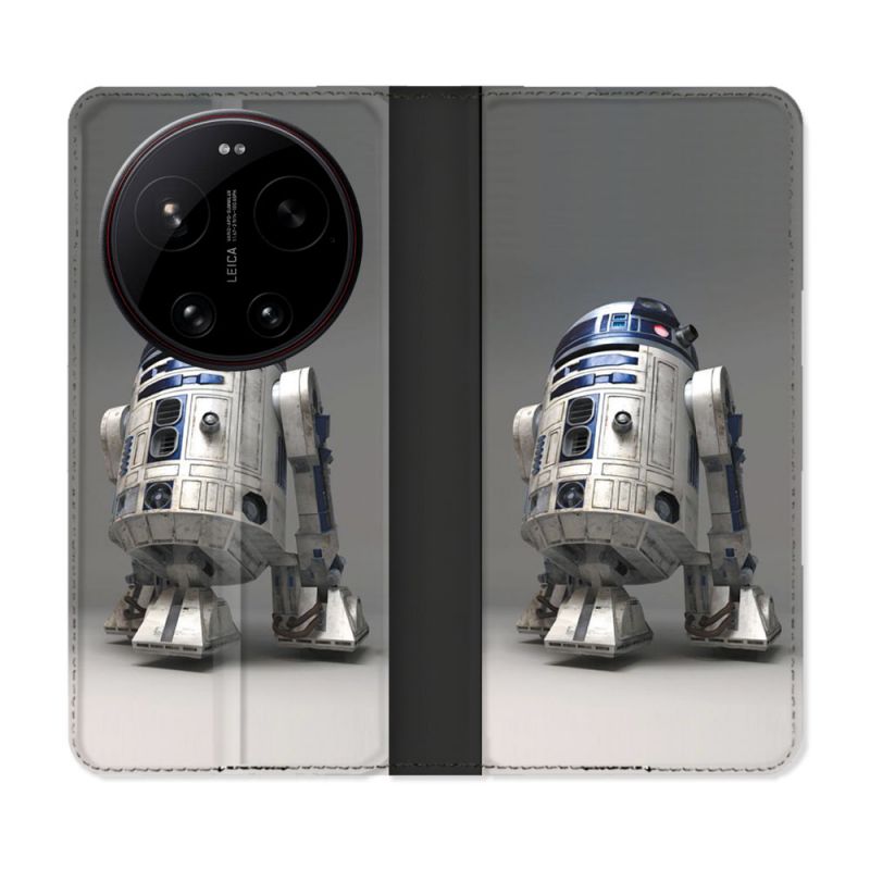 Housse Cuir Portefeuille Pour Xiaomi 17 Ultra Star Wars - R2D2