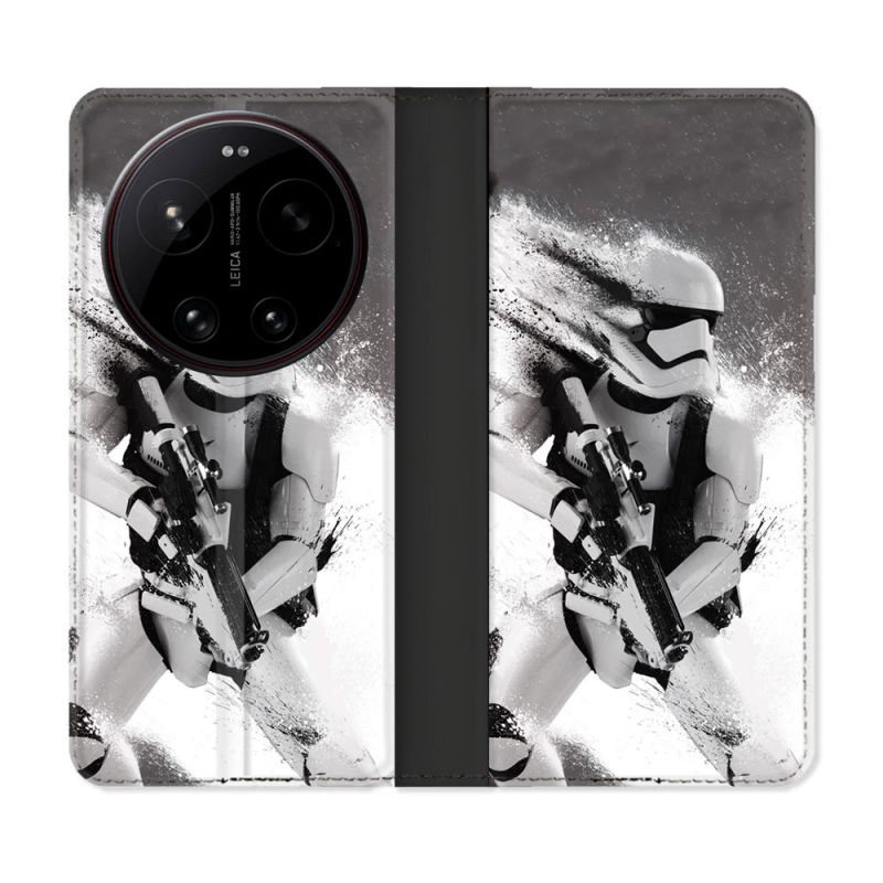 Housse Cuir Portefeuille Pour Xiaomi 17 Ultra Star Wars - Trooper