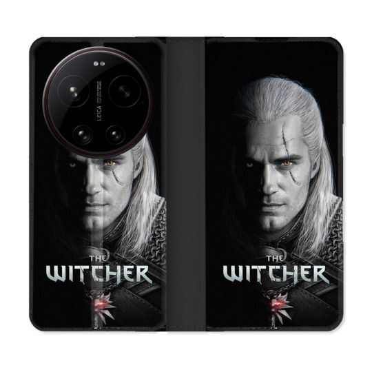 Housse Cuir Portefeuille Pour Xiaomi 17 Ultra The Witcher Noir
