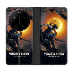 Housse Cuir Portefeuille Pour Xiaomi 17 Ultra Tomb Raider