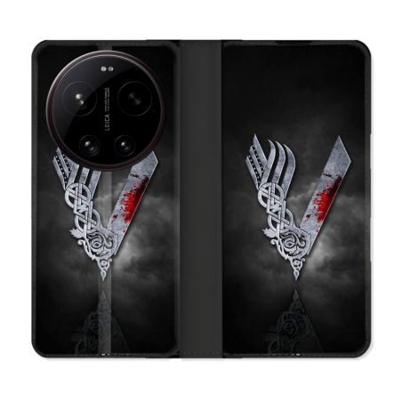 Housse Cuir Portefeuille Pour Xiaomi 17 Ultra Viking