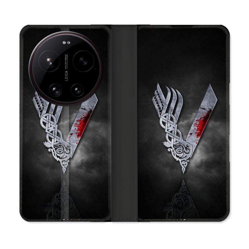 Housse Cuir Portefeuille Pour Xiaomi 17 Ultra Viking