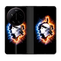 Housse Cuir Portefeuille Pour Xiaomi 17 Ultra Voyage Corse Brillante