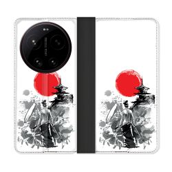 Housse Cuir Portefeuille Pour Xiaomi 17 Ultra Voyage Japon Femme