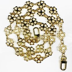 Coque Pour Google Pixel 10A avec Lanière Cordon Bijou Trèfle Or