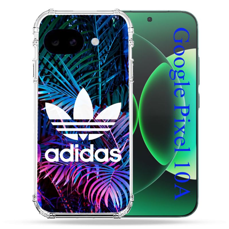 Coque Renforcée Pour Google Pixel 10A Adidas Palmier