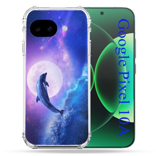 Coque Renforcée Pour Google Pixel 10A Animal Dauphin Vague