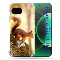 Coque Renforcée Pour Google Pixel 10A Animal Ecureuil Bois