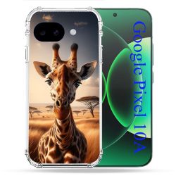 Coque Renforcée Pour Google Pixel 10A Animal Girafe Savane