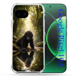 Coque Renforcée Pour Google Pixel 10A Animal Gorille Reflet
