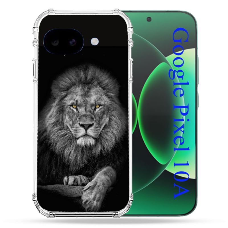 Coque Renforcée Pour Google Pixel 10A Animal Lion Majestueux