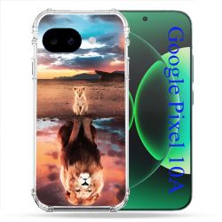 Coque Renforcée Pour Google Pixel 10A Animal Lion Reflet