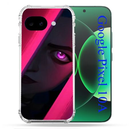 Coque Renforcée Pour Google Pixel 10A Arcane Jinx Rose