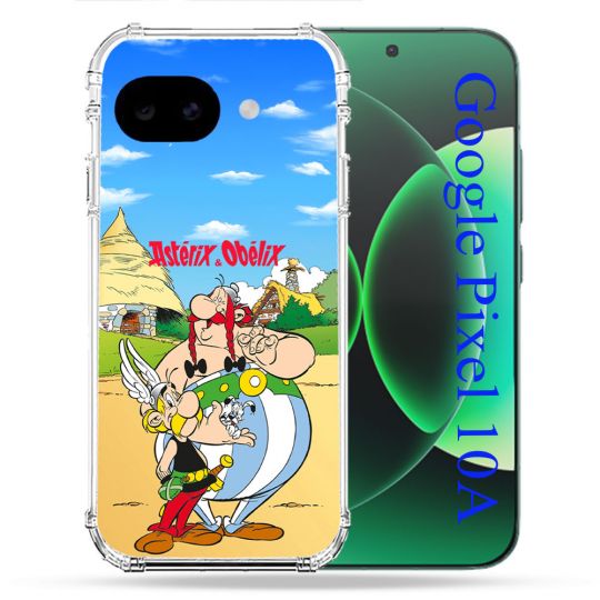Coque Renforcée Pour Google Pixel 10A Astérix Obélix Color