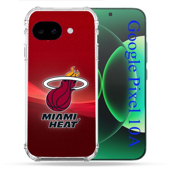 Coque Renforcée Pour Google Pixel 10A Basket Miami Heat