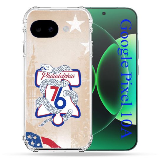 Coque Renforcée Pour Google Pixel 10A Basket Philadelphia 76ers