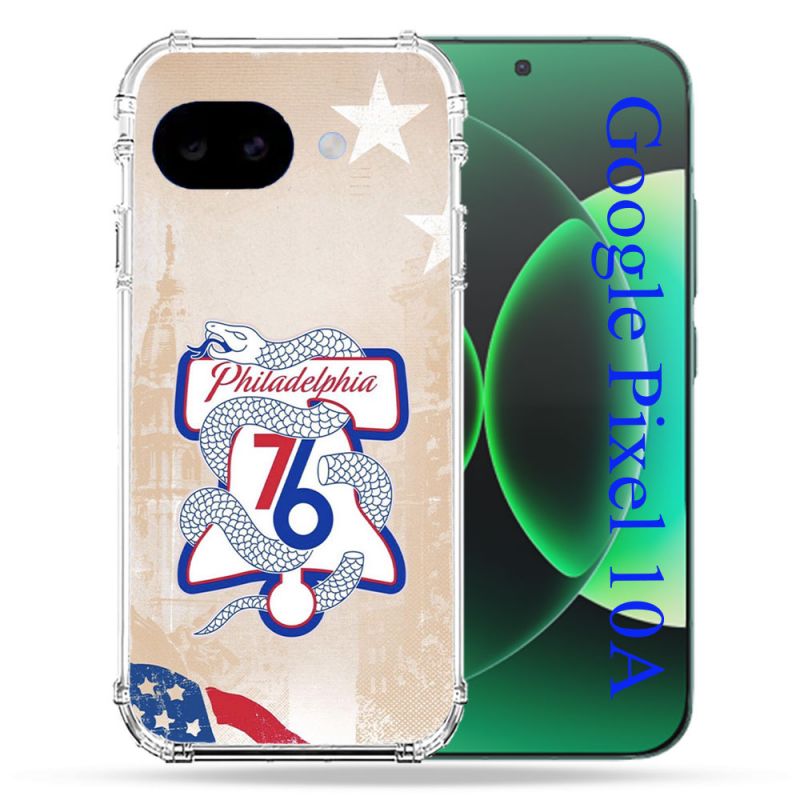 Coque Renforcée Pour Google Pixel 10A Basket Philadelphia 76ers