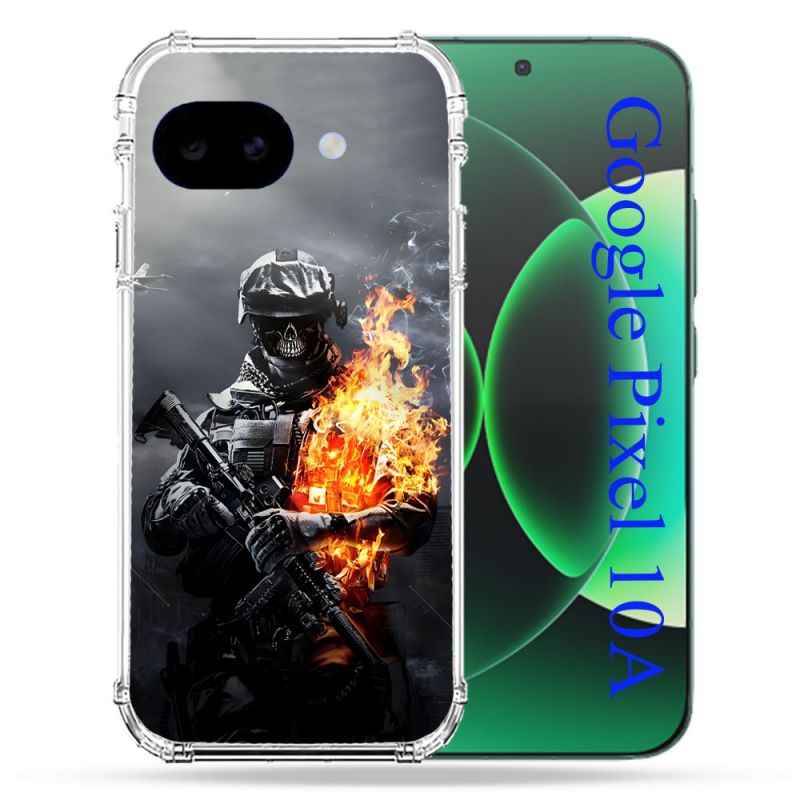 Coque Renforcée Pour Google Pixel 10A Call Of Duty Squelette