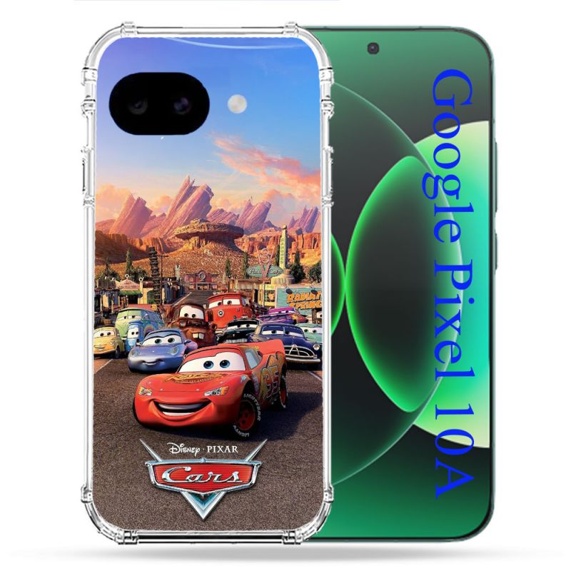 Coque Renforcée Pour Google Pixel 10A Cars Affiche