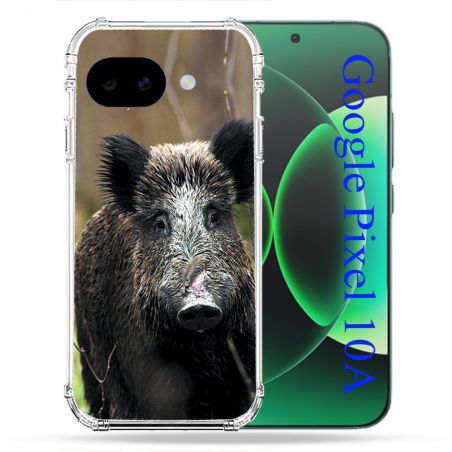 Coque Renforcée Pour Google Pixel 10A Chasse Sanglier bois