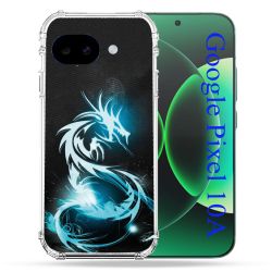 Coque Renforcée Pour Google Pixel 10A Fantastique Dragon Bleu