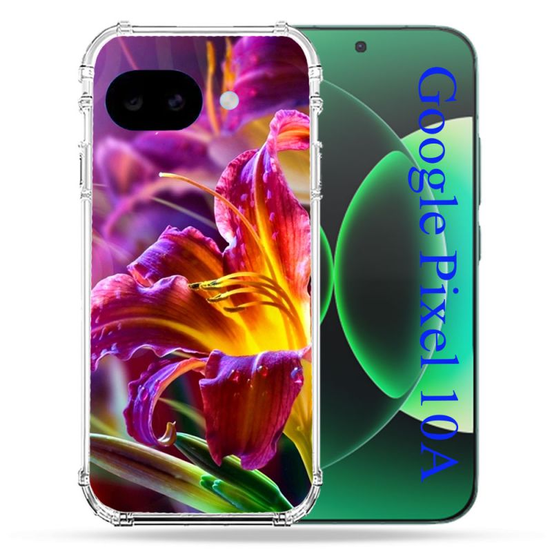 Coque Renforcée Pour Google Pixel 10A Fleur Lys Color