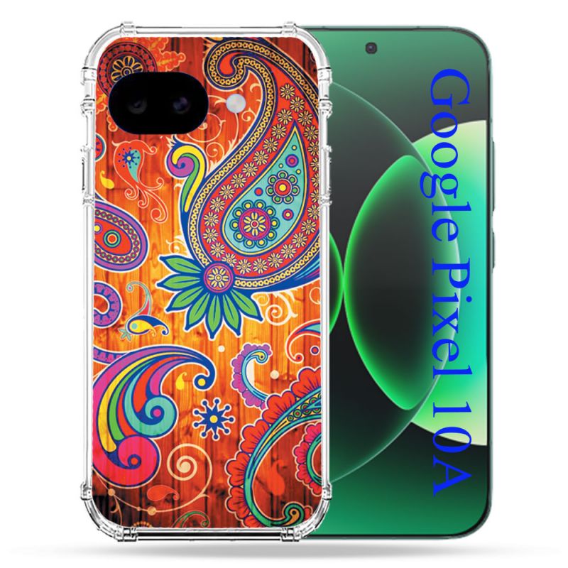 Coque Renforcée Pour Google Pixel 10A Fleur Psychedelic